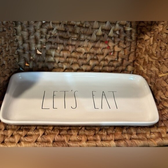 Rae Runn LL Let’s Eat Serving‎ Platter/Tray 2018 - Picture 4 of 8